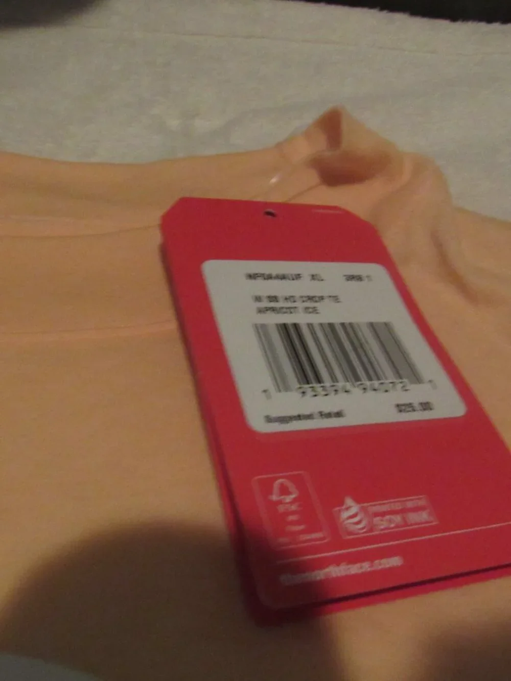 North Face Peach Crop Top NWT - Picture 4 of 5